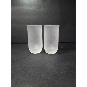 Remy Martin Cognac Stemless Glasses, Frosted Cognac Glasses, Set of 2, Champagne